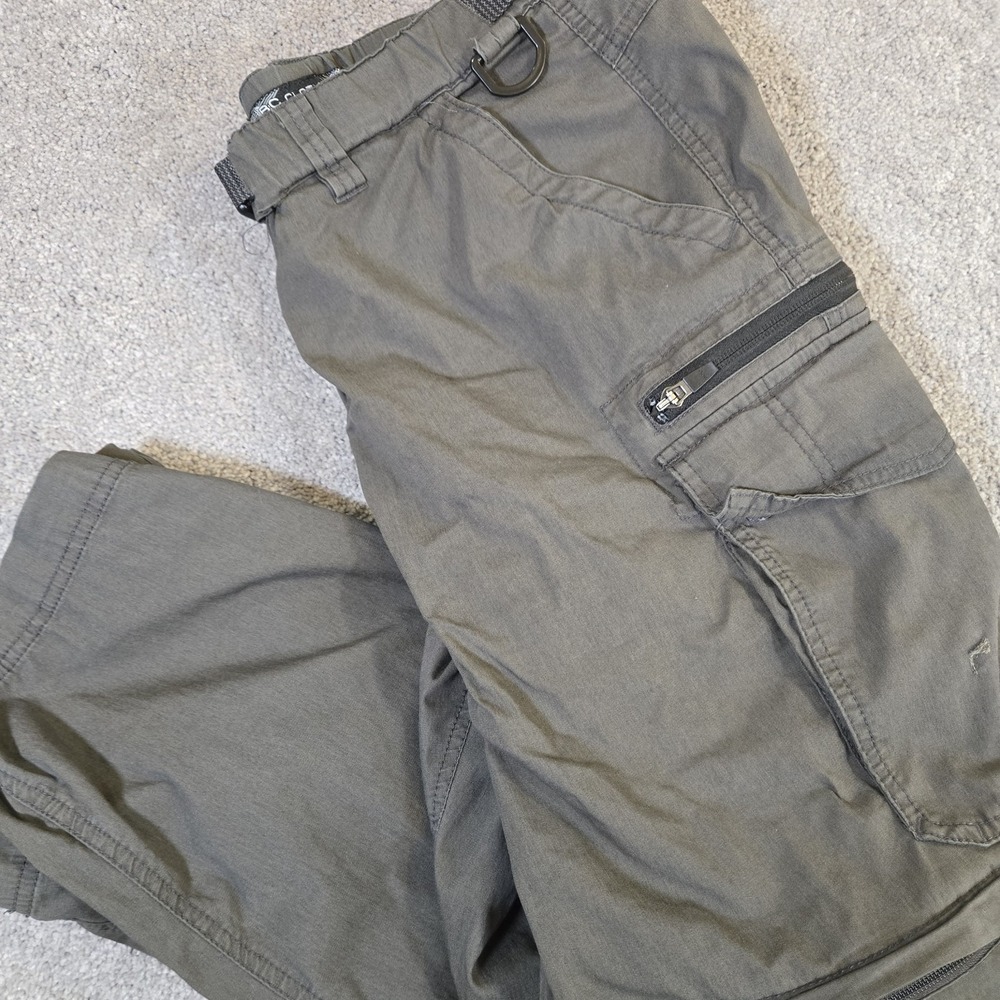BC Clothing Men's Convertible Pants/Shorts‎ Stretch Cargo Hiking Waist XXL x 30